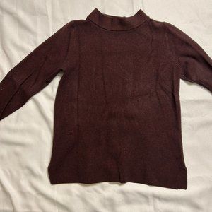 Apt. Women's Sweater 9 Funnel Neck Pullover Purple Size Large